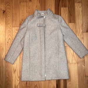 J Crew Crewcuts Girls Wool blend lined bow coat